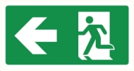 Afbeeldingen van Pikt-o-norm Pictogram nooduitgang links