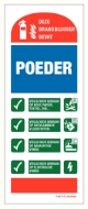 Afbeeldingen van Pikt-o-norm Pictogram gebruiksaanwijzing poederblusser