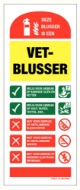 Afbeeldingen van Pikt-o-norm Pictogram gebruiksaanwijzing vetblusser