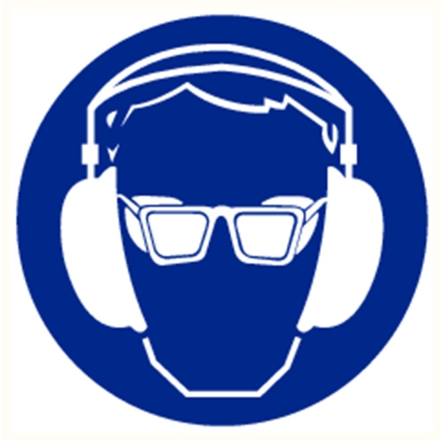 Afbeeldingen van Pikt-o-norm Pictogram bril en oorkap verplicht
