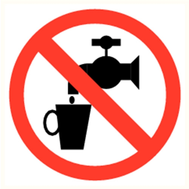 Afbeeldingen van Pikt-o-norm Pictogram geen drinkwater