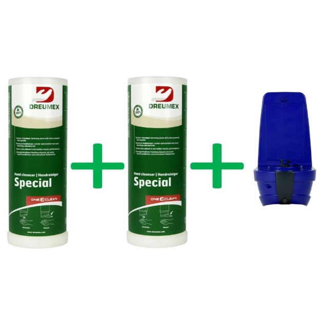 Afbeeldingen van Dreumex One2Clean Handreiniger Special Cartridge 2.8kg + Automatische Dispenser