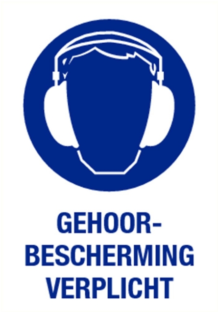 Afbeeldingen van Pikt-o-norm Pictogram oorbescherming verplicht