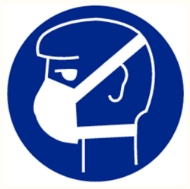 Afbeeldingen van Pikt-o-norm Pictogram stofmasker verplicht
