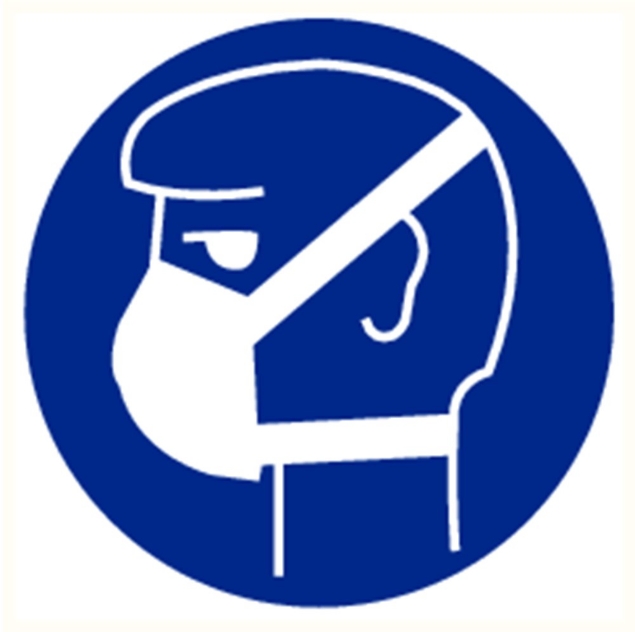 Afbeeldingen van Pikt-o-norm Pictogram stofmasker verplicht