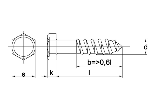 Afbeelding voor categorie Houtdraadbouten