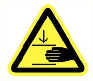 Afbeeldingen van Pikt-o-norm Pictogram pletgevaar hand