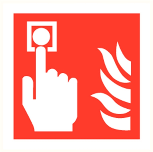 Afbeeldingen van Pikt-o-norm Pictogram brandmeldknop/vlam