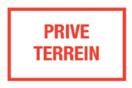 Afbeeldingen van Pikt-o-norm Tekstbord prive terrein