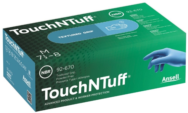 Afbeeldingen van Ansell TouchNTuff handschoen 92-670
