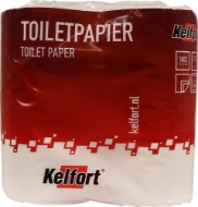 Afbeeldingen van Kelfort Toiletpapier 2-laags wit cellulose Toiletpapier