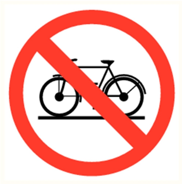 Afbeeldingen van Pikt-o-norm Pictogram fietsen verboden