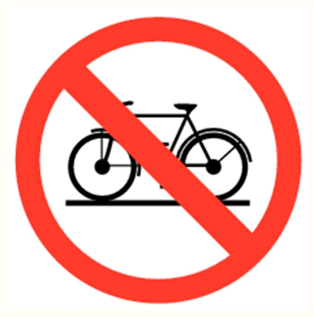 Afbeeldingen van Pikt-o-norm Pictogram fietsen verboden