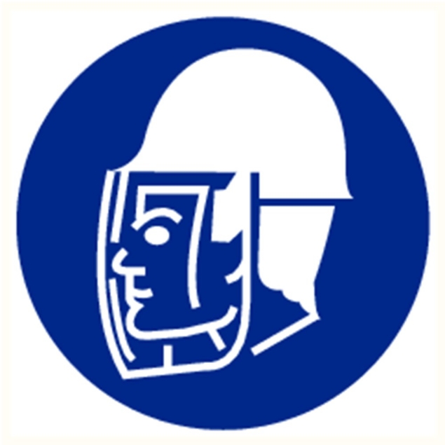 Afbeeldingen van Pikt-o-norm Pictogram gelaatsbescherming verplicht