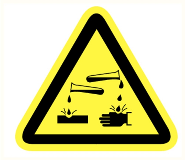 Afbeeldingen van Pikt-o-norm Pictogram bijtende stoffen