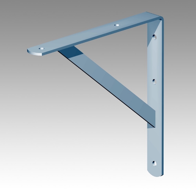 Afbeeldingen van Bazo Plankdrager verzinkt/galva Model 9