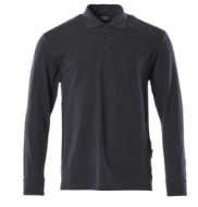 Afbeeldingen van Poloshirt, met lange mouwen