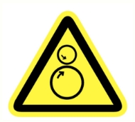 Afbeeldingen van Pikt-o-norm Pictogram draaiende delen