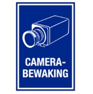 Afbeeldingen van Pikt-o-norm Pictogram camerabewaking + tekst