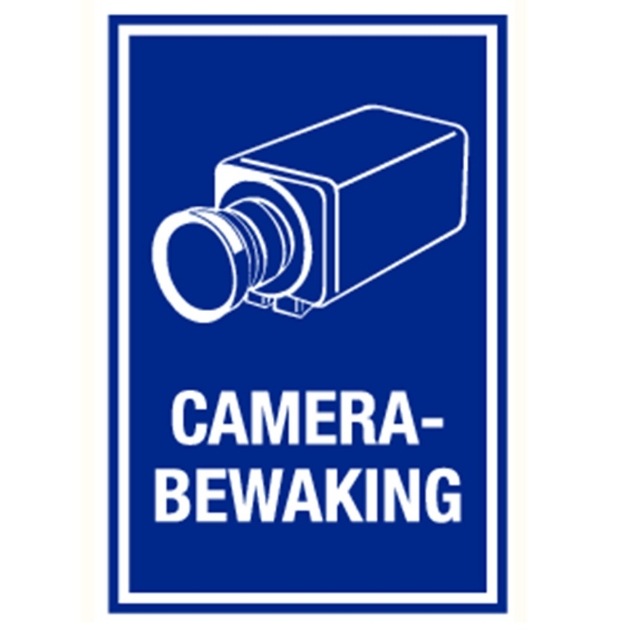 Afbeeldingen van Pikt-o-norm Pictogram camerabewaking + tekst