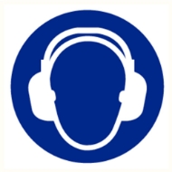 Afbeeldingen van Pikt-o-norm Pictogram gehoorbescherming dragen verplicht