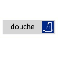 Afbeeldingen van Pikt-o-norm Pictogram douche alulook PVC 165x45mm
