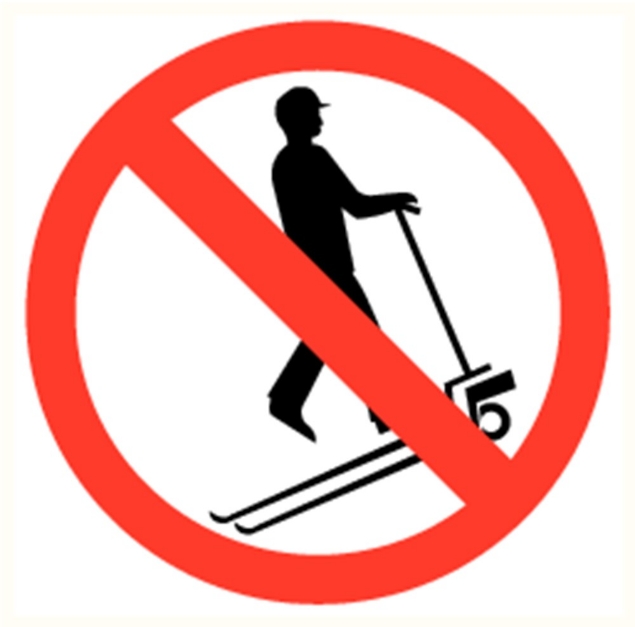 Afbeeldingen van Pikt-o-norm Pictogram verboden op palletwagen