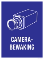 Afbeeldingen van Pikt-o-norm Pictogram camerabewaking + tekst