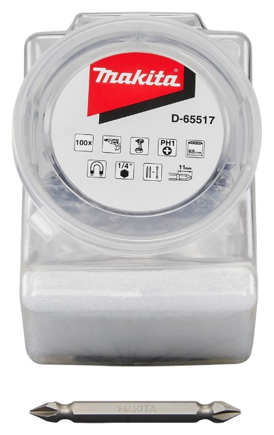 Afbeeldingen van Makita Schroefbit Ph1x65 100stk candy D-65517
