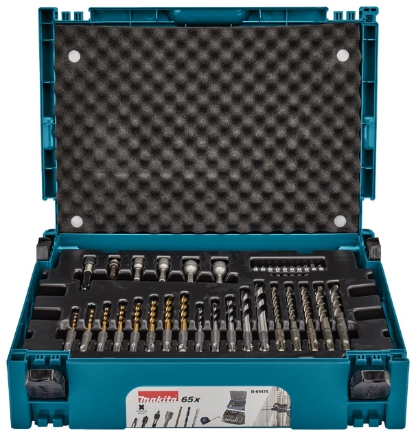Afbeeldingen van Makita SDS boor/bitset 65-dlg Mbox B-69478
