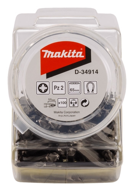 Afbeeldingen van Makita Schr.b PZ2-PZ2 65mm 100st pot D-34914