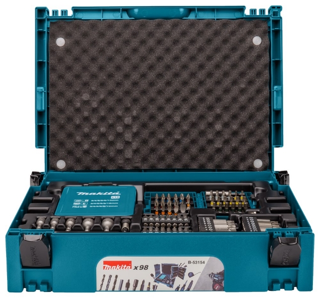 Afbeeldingen van Makita Boor/Bit Set 98-dlg M-box nr1 B-53154