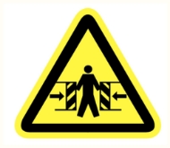 Afbeeldingen van Pikt-o-norm Pictogram pletgevaar