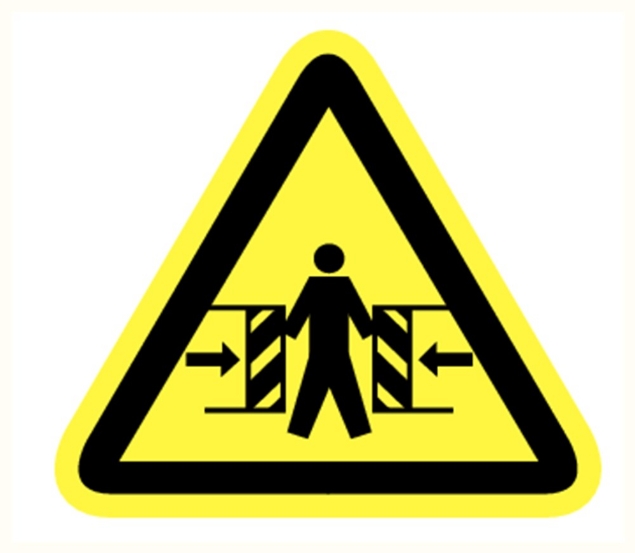Afbeeldingen van Pikt-o-norm Pictogram pletgevaar