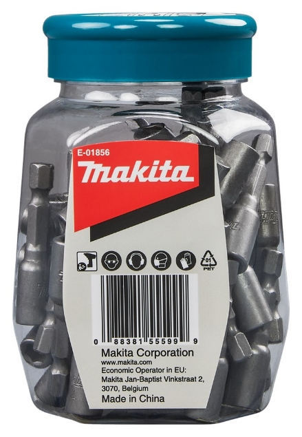 Afbeeldingen van Makita Zeskantd magn 1/4x50 50stk E-01856