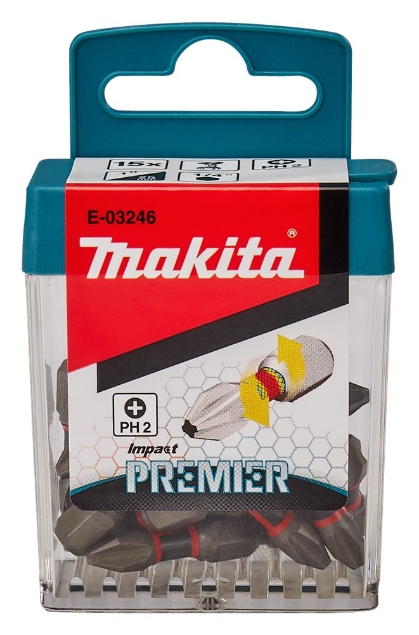 Afbeeldingen van Makita Slschr.bit PH2x25mm 15s C IMPR E-03246