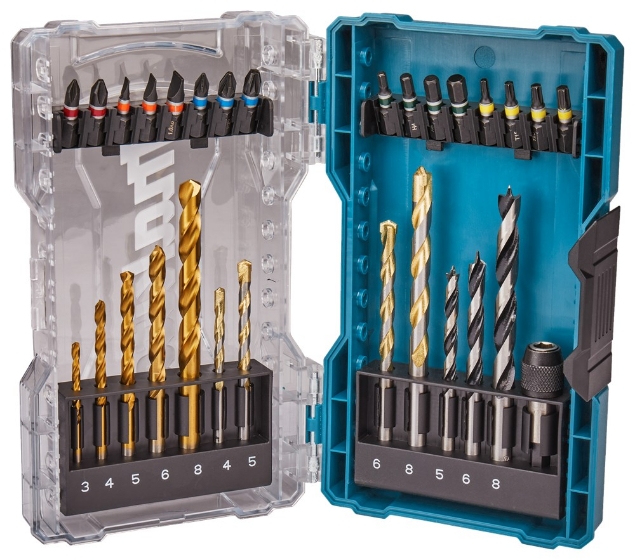 Afbeeldingen van Makita Boor/bit set 29-delig Display E-07054