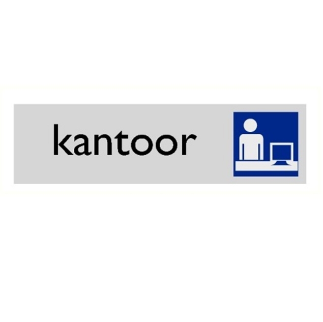 Afbeeldingen van Pikt-o-norm Pictogram kantoor alulook PVC 165x45mm