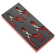 Afbeeldingen van Facom Module foam met 4 borgveertangen
