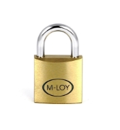 Afbeeldingen van M-LOY Messing hangslot, gelijksluitend AN serie
