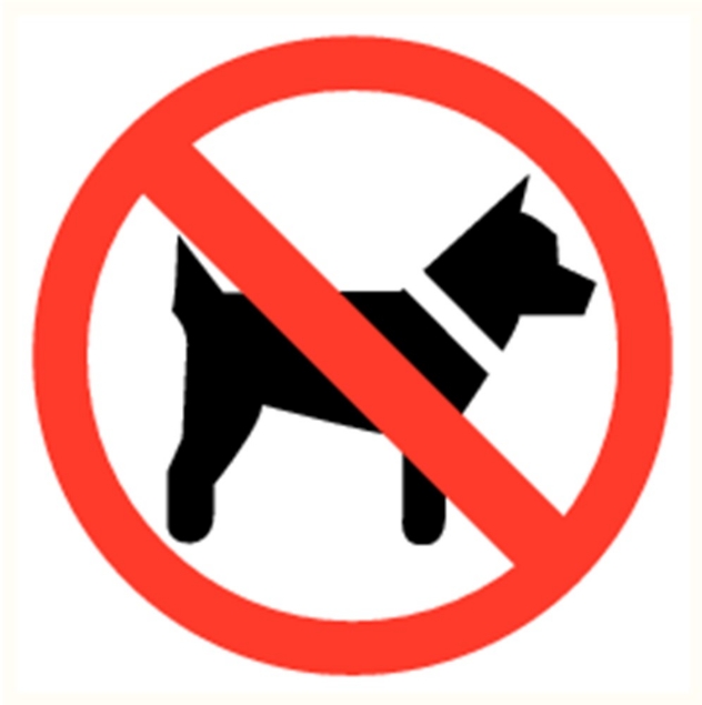 Afbeeldingen van Pikt-o-norm Pictogram honden verboden