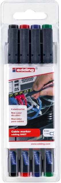Afbeeldingen van edding Kabelmarkerset e-8407