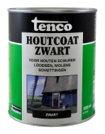 Afbeeldingen van Houtcoat zwart