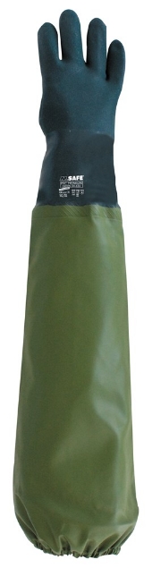 Afbeeldingen van Dolfing PVC groen plukhandschoen
