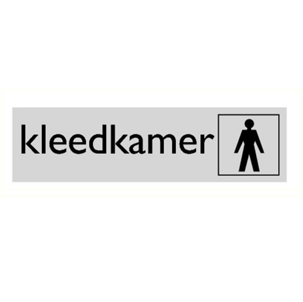 Afbeeldingen van Pikt-o-norm Pictogram kleedkamer heren alulook PVC 165x45mm