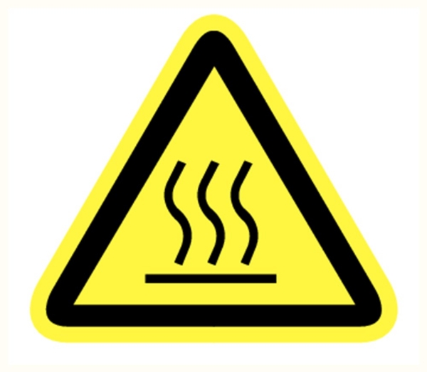 Afbeeldingen van Pikt-o-norm Pictogram heet oppervlak