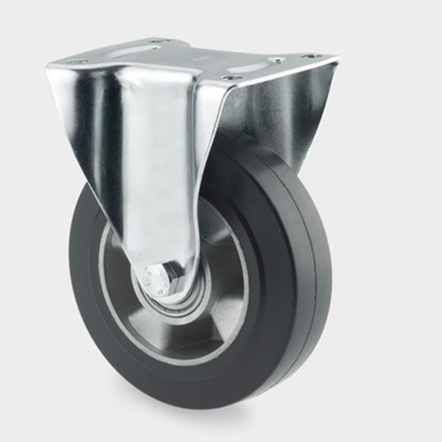 Afbeeldingen van Tente Bokwiel met plaat, vol-elastische rubber band 3478IEP200P63