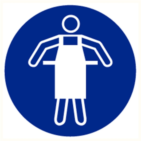 Afbeeldingen van Pikt-o-norm Pictogram schort verplicht