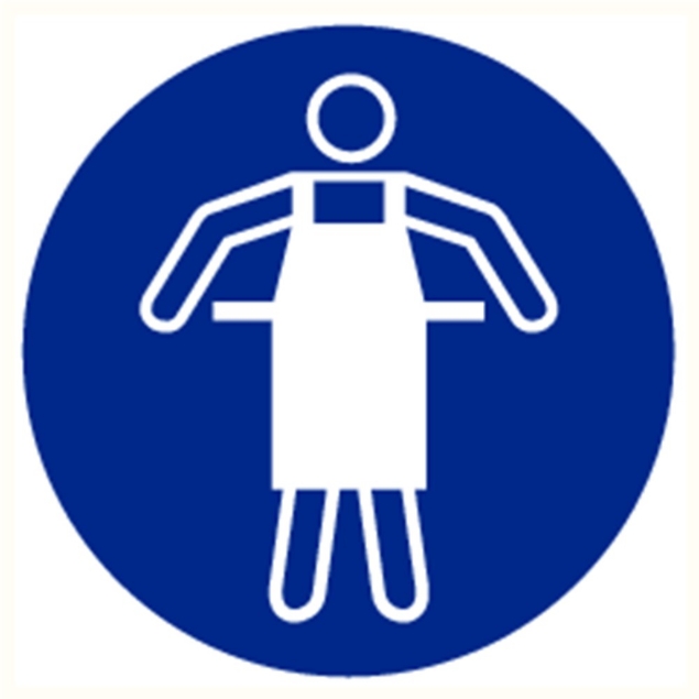 Afbeeldingen van Pikt-o-norm Pictogram schort verplicht