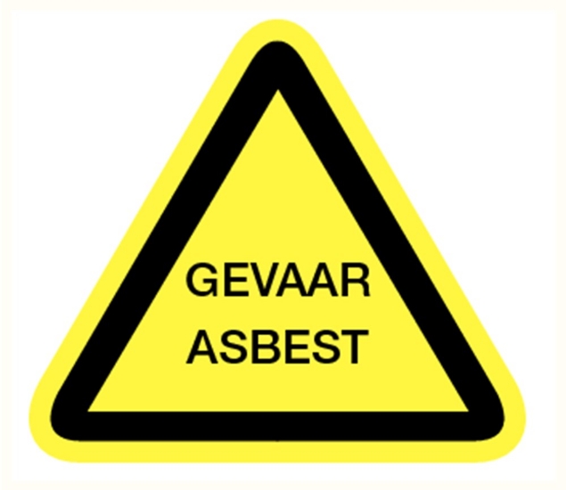 Afbeeldingen van Pikt-o-norm Pictogram gevaar asbest